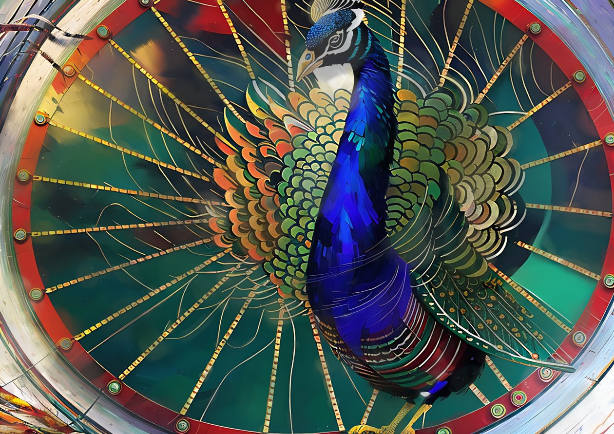 Animaux : Paon 3 - Josef Johann Michel