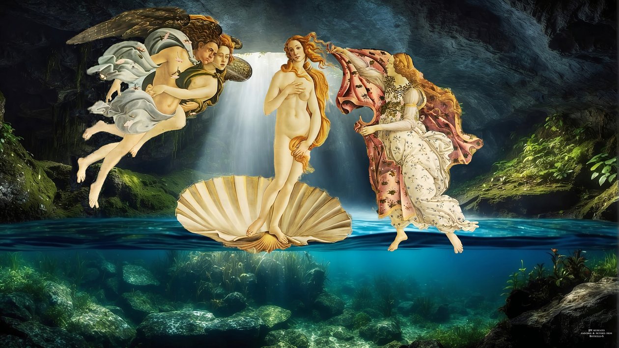 Die Geburt der Venus - Josef Johann Michel