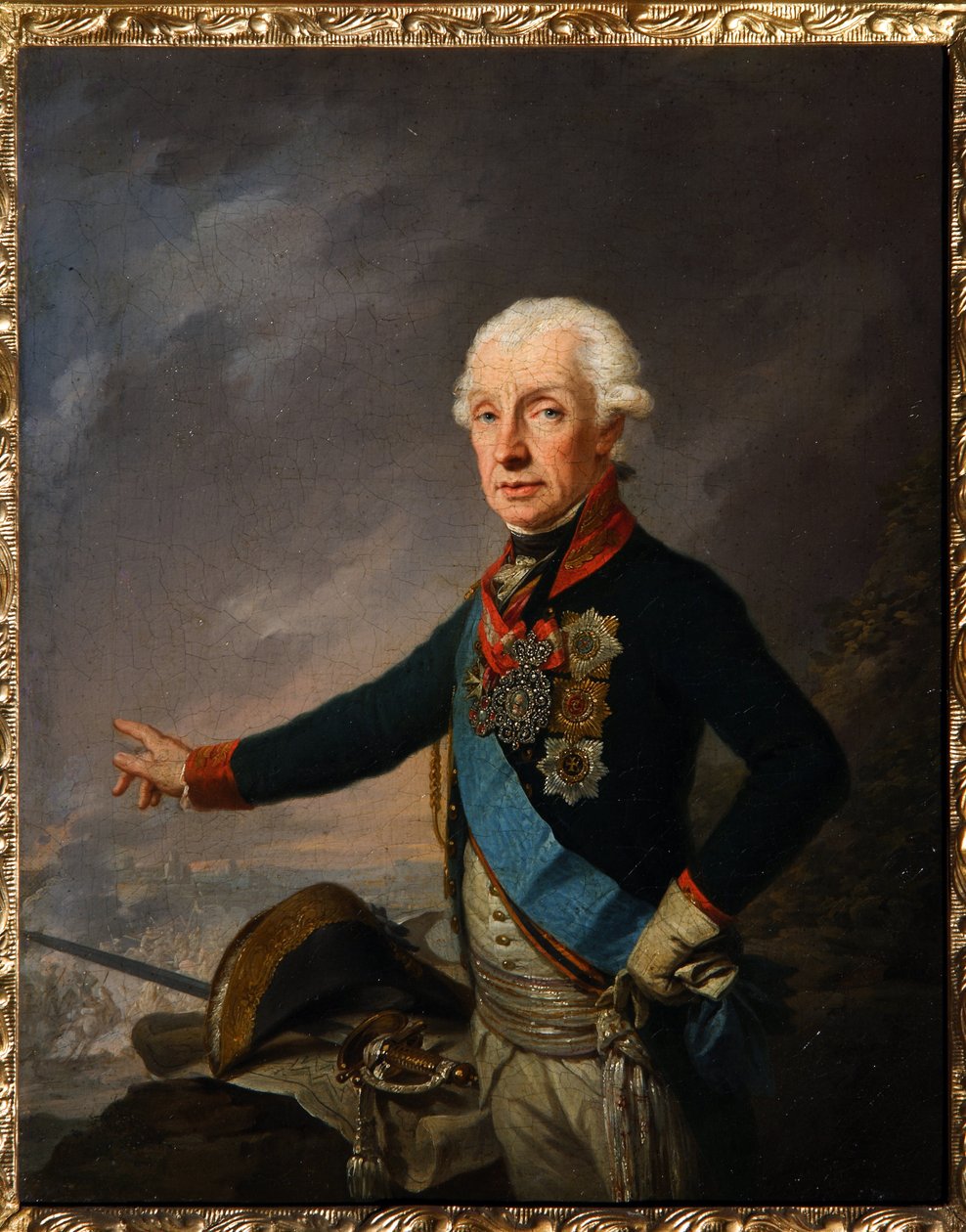 Portrait du maréchal généralissime Prince Alexandre Souvorov - Josef Kreuzinger