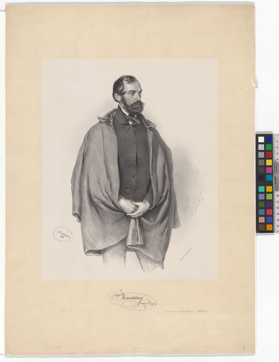 August Sicard von Sicardsburg - Josef Kriehuber
