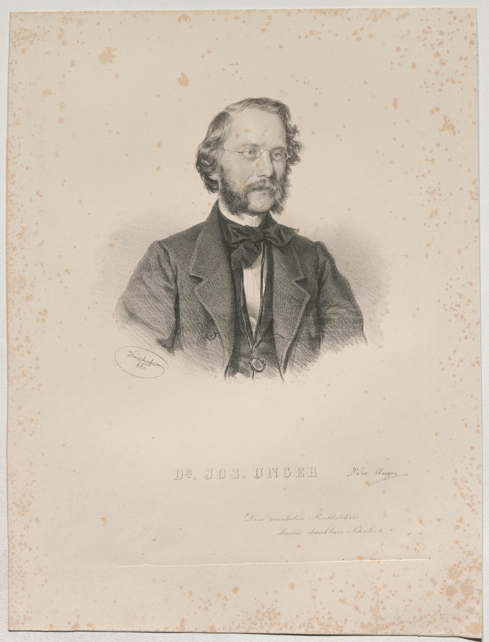 Dr JOS. UNGER - Josef Kriehuber