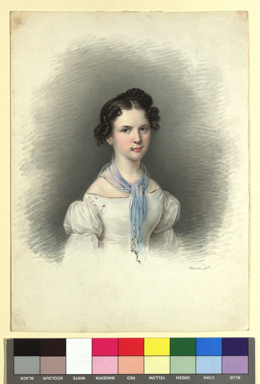 Mademoiselle Trentsensky (2e sœur de Mathias) - Josef Kriehuber