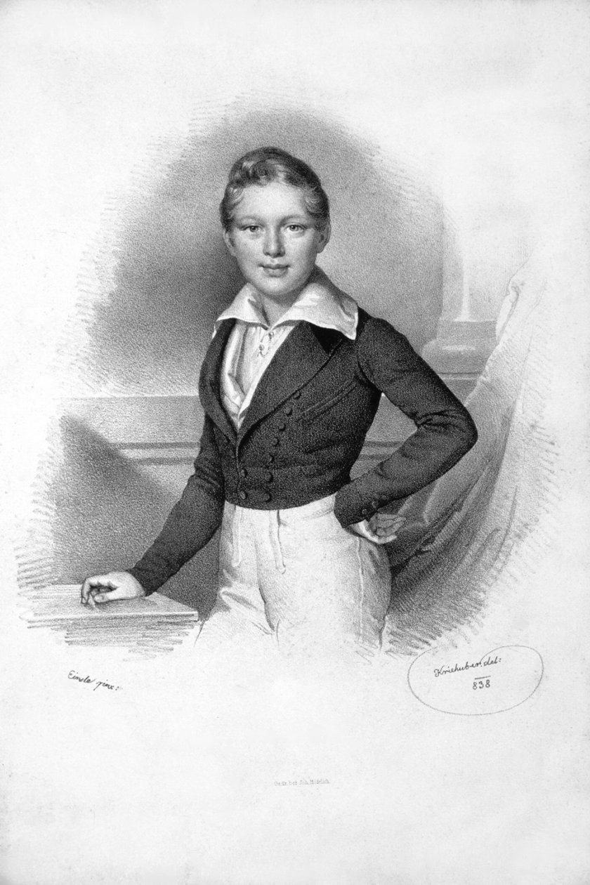 François-Joseph Ier. 1838 Litho - Josef Kriehuber
