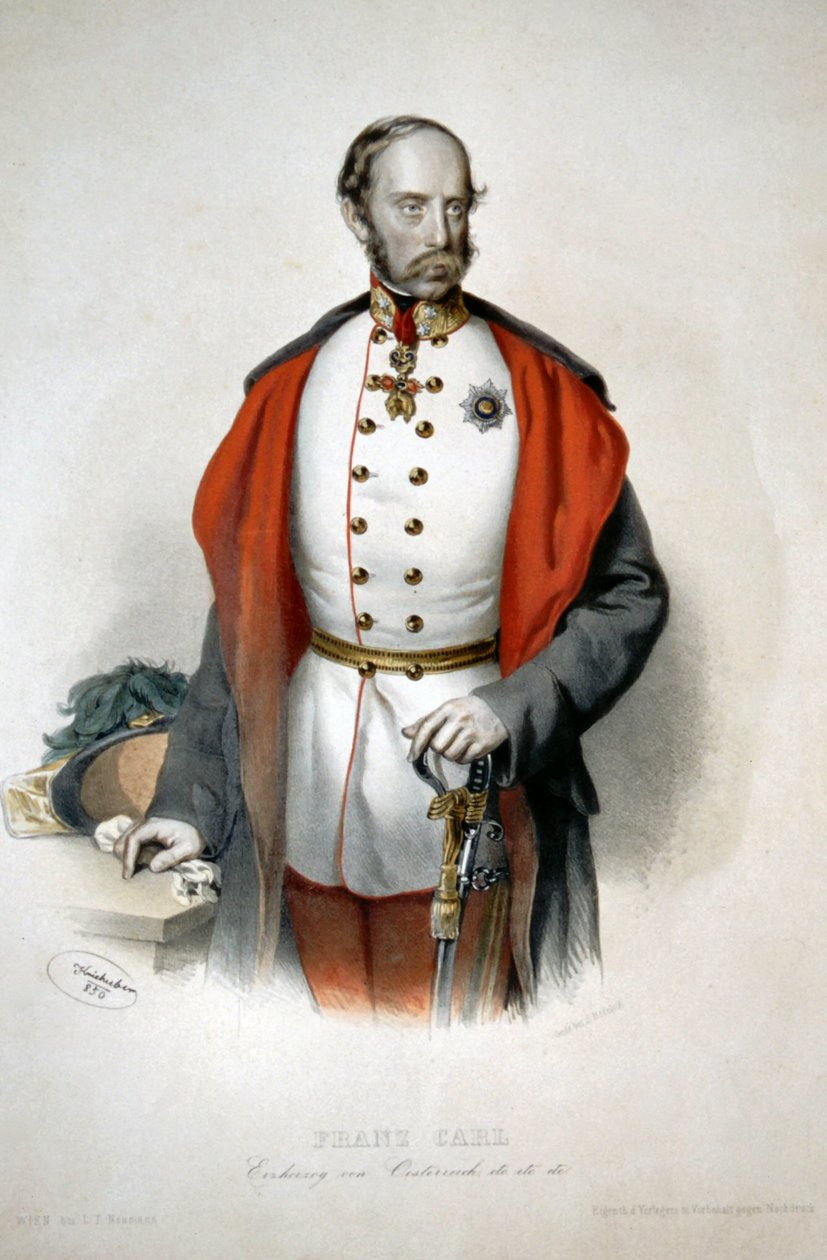 François-Charles Archiduc Litho - Josef Kriehuber