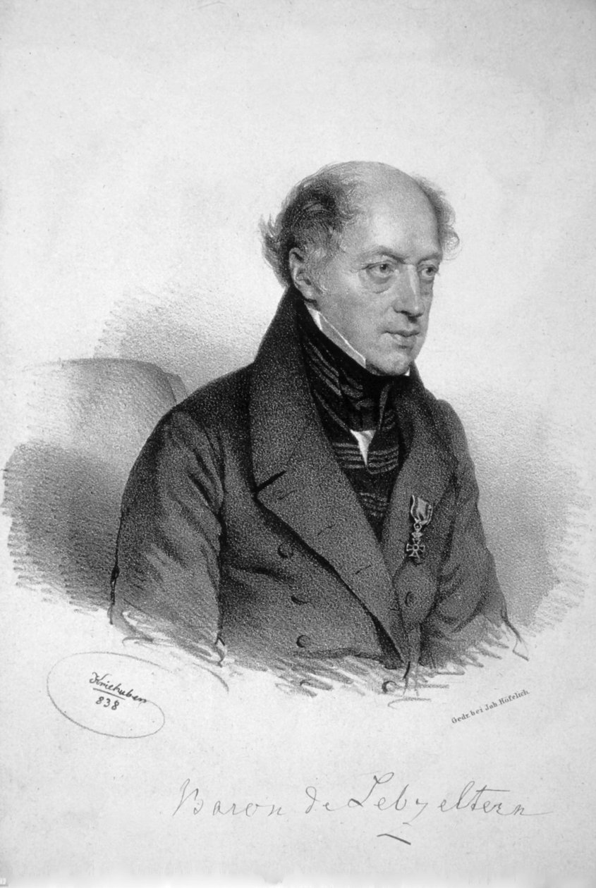 Franz Lebzeltern Litho - Josef Kriehuber