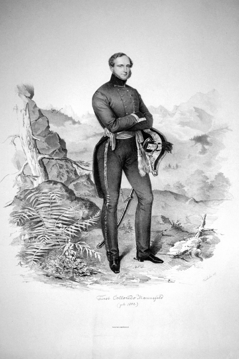 Franz de Paula Colloredo-Mansfeld Litho 2 - Josef Kriehuber
