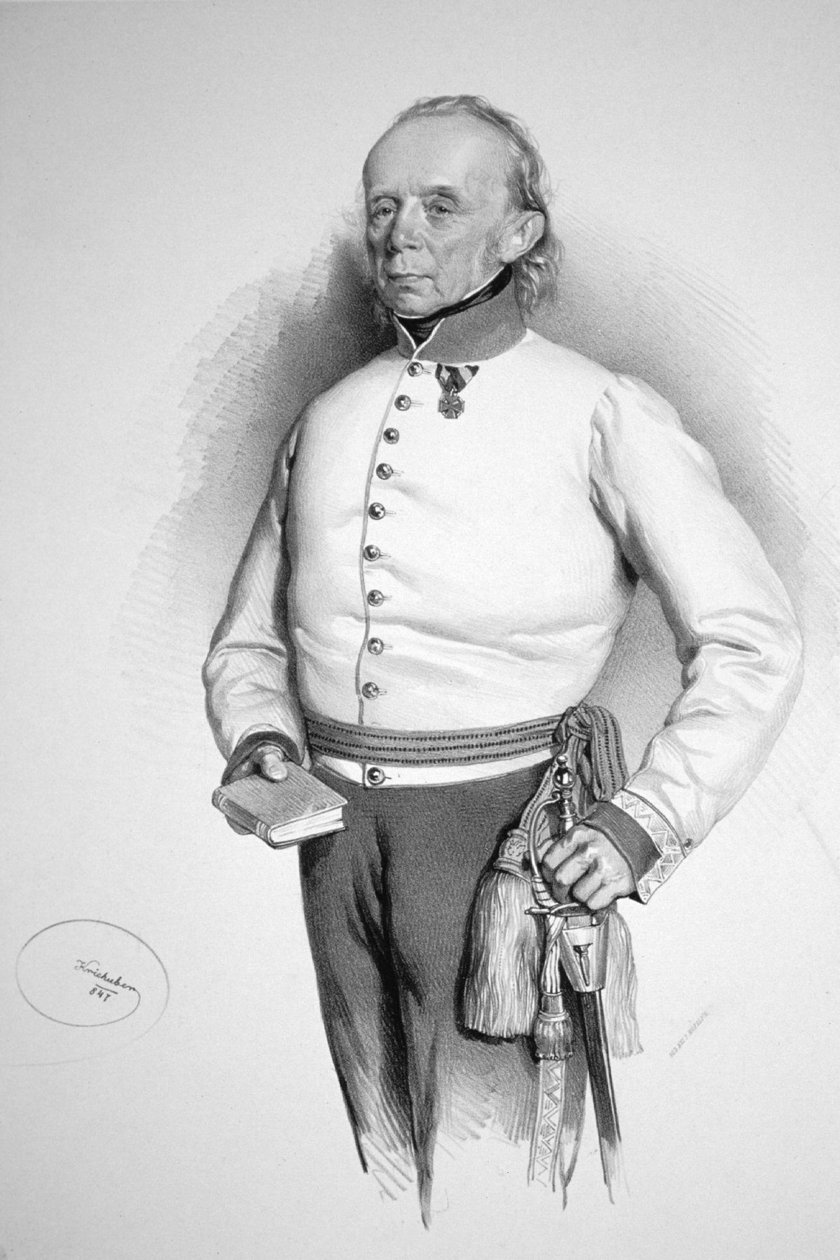 Friedrich Hochenegg Litho - Josef Kriehuber