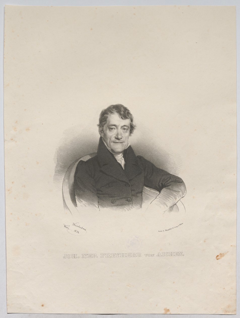 Joh. Nep. baron von Aichen - Josef Kriehuber