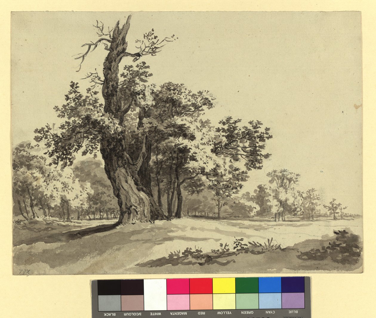 Paysage du Prater - Josef Kriehuber