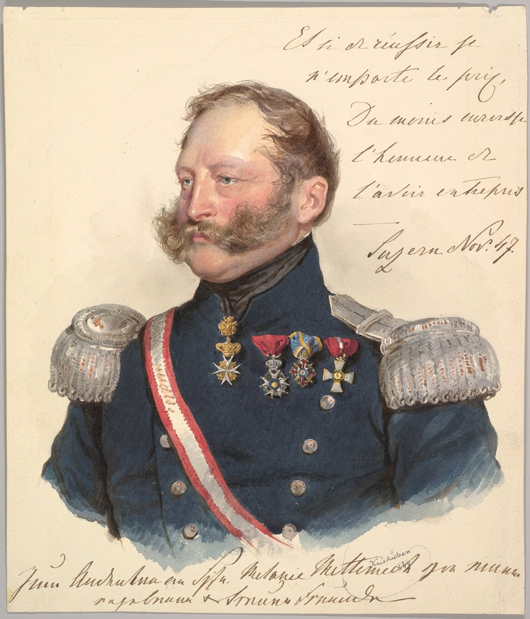 Prince Friedrich de Schwarzenberg - Josef Kriehuber