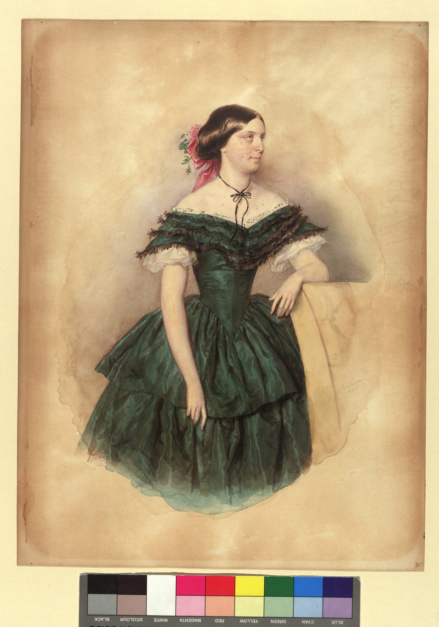 Violetta von Schmerling, épouse Bienerth - Josef Kriehuber