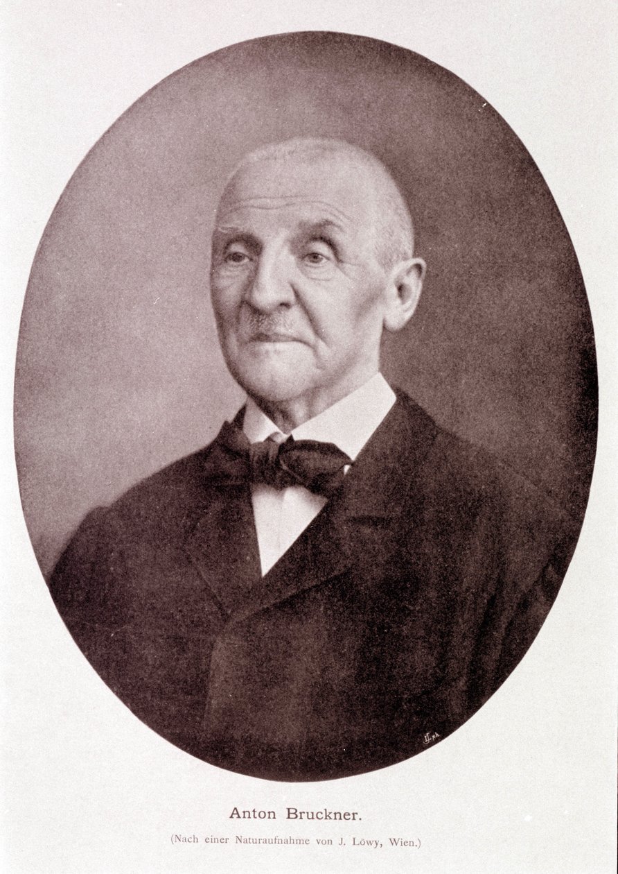 Compositeur et organiste autrichien Anton Bruckner (1824 - 1896) - Josef Löwy