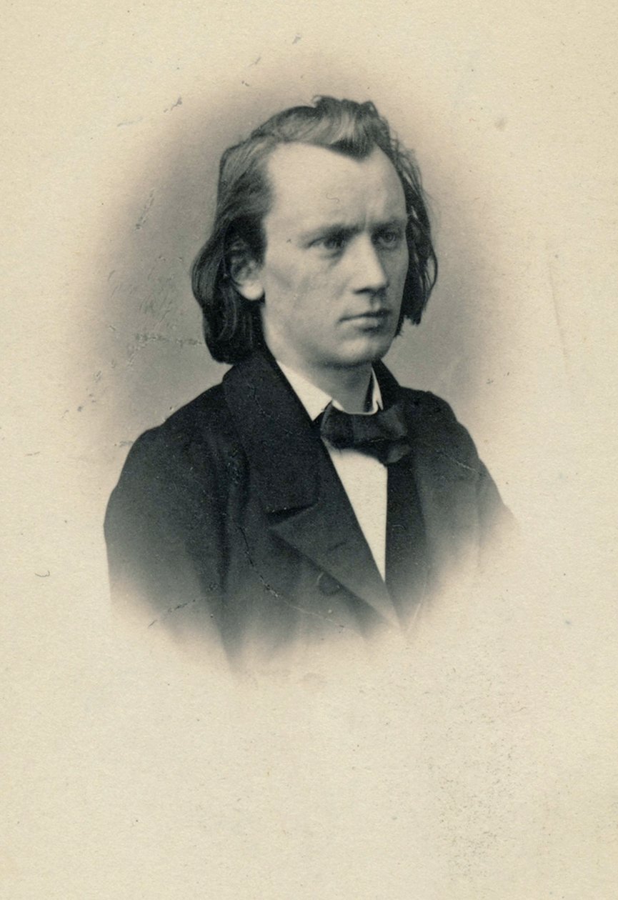 Portrait du compositeur Johannes Brahms 1833-1897, vers 1863 - Josef Löwy