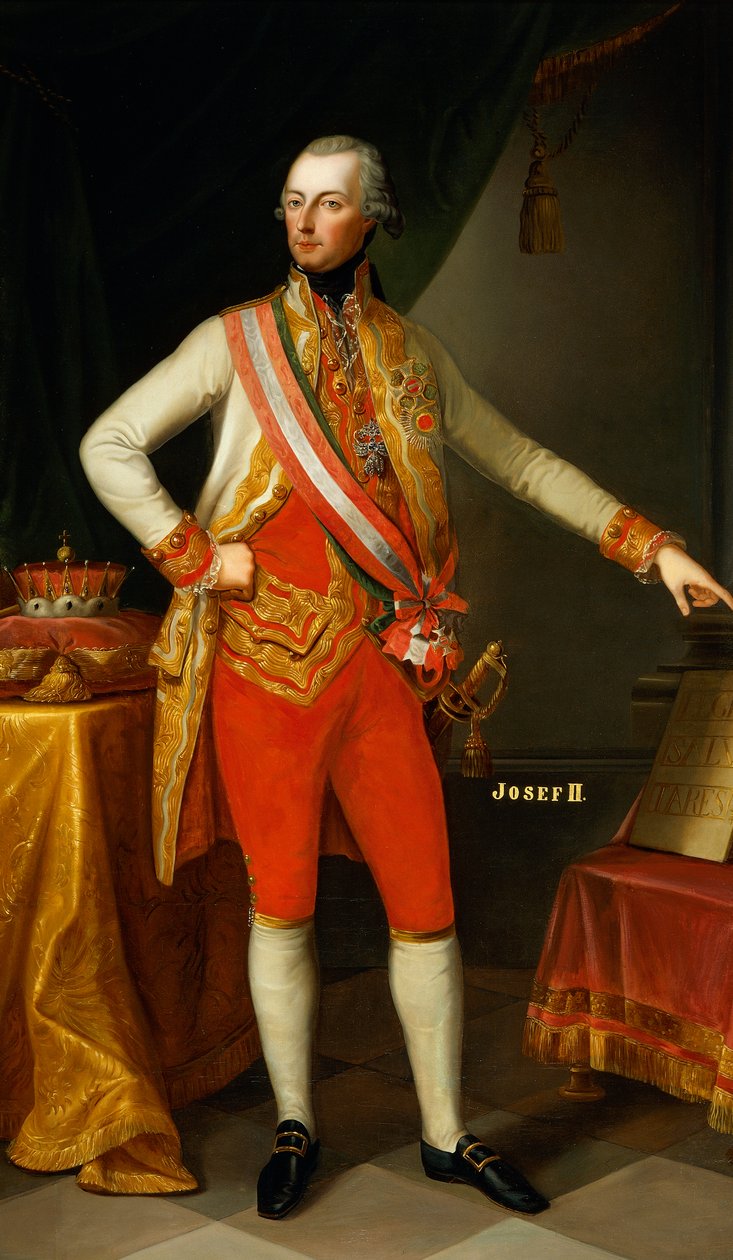 Portrait de Joseph II - Josef and Mayrhofer Friedrich Kiss