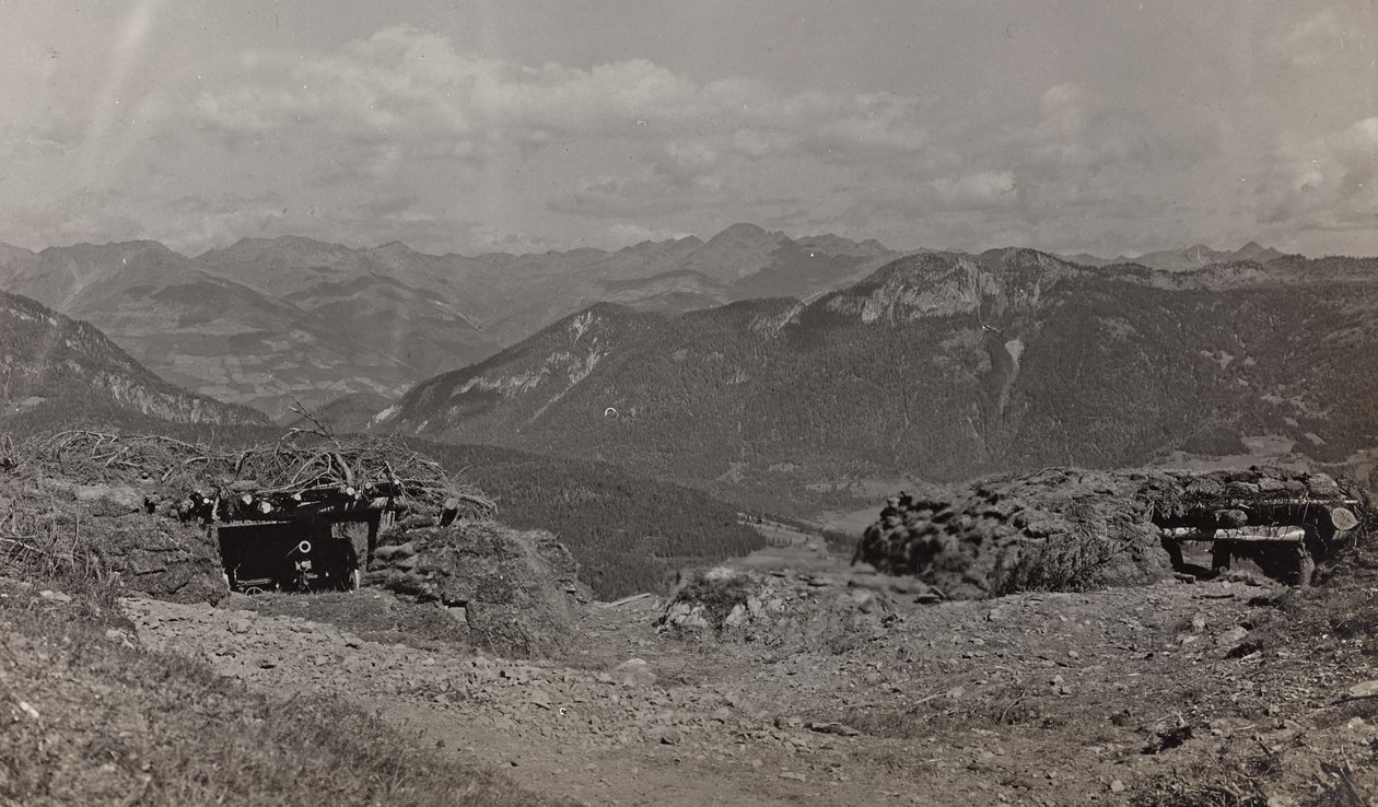 Abris pour canons dans les Alpes - Josef Zohles