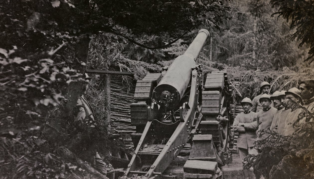 Soldats avec un canon - Josef Zohles