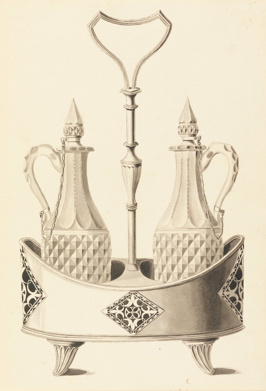 Conception pour un support de burette - Joseph Anton Seethaler Ii