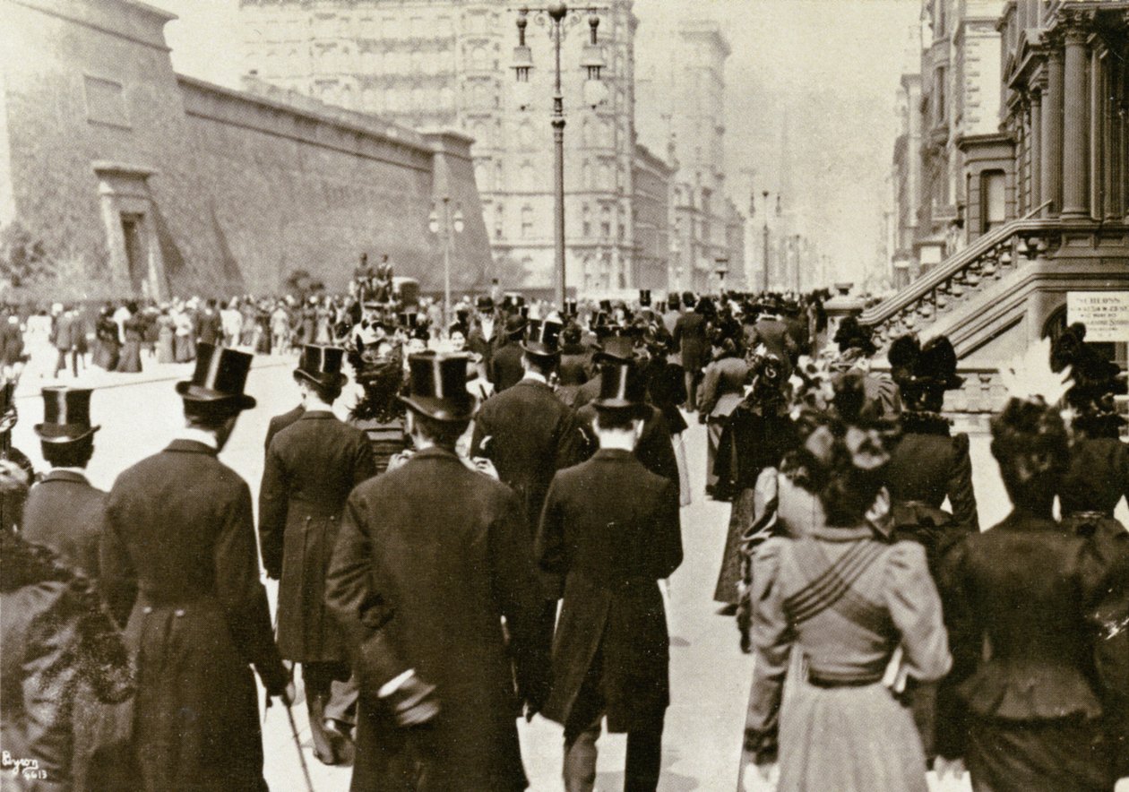 Dimanche de Pâques sur la 5e Avenue, New York, 1898 - Joseph Byron