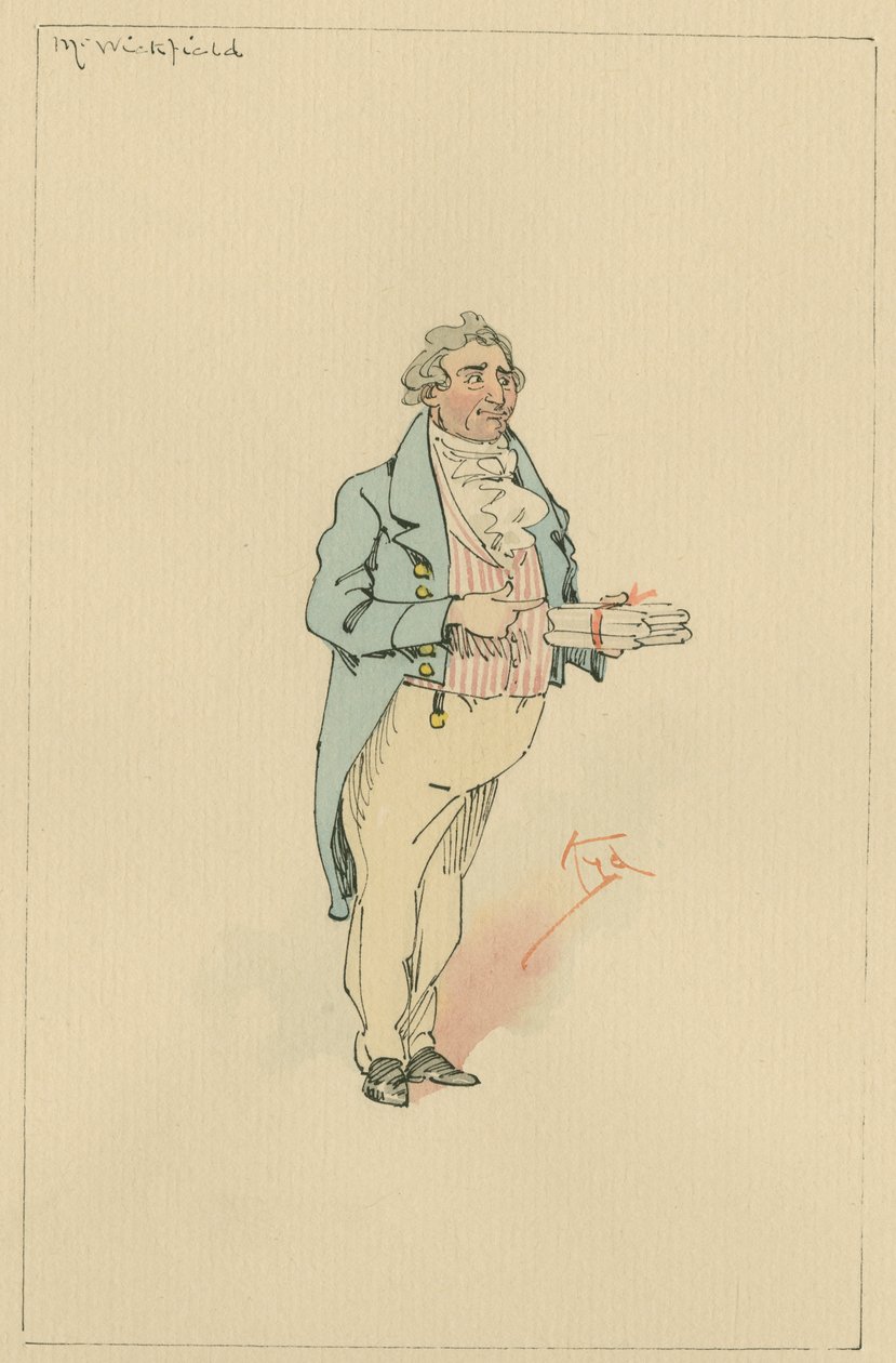 M. Wickfield, vers 1920 - Joseph Clayton Clarke