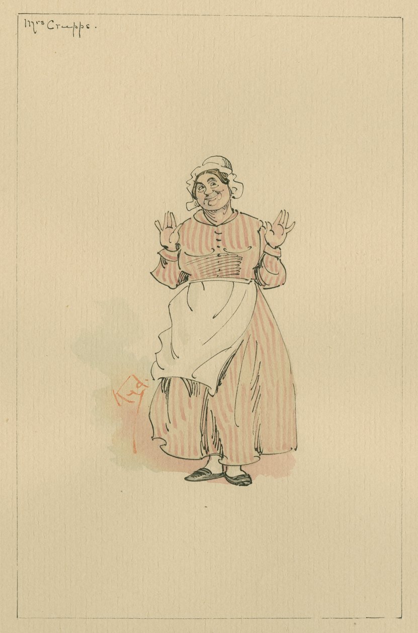 Mme Crupps, c.1920s - Joseph Clayton Clarke