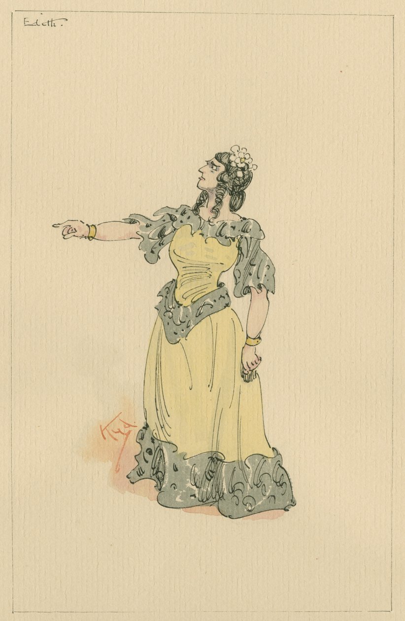 Mme Edith Dombey, c.1920s - Joseph Clayton Clarke