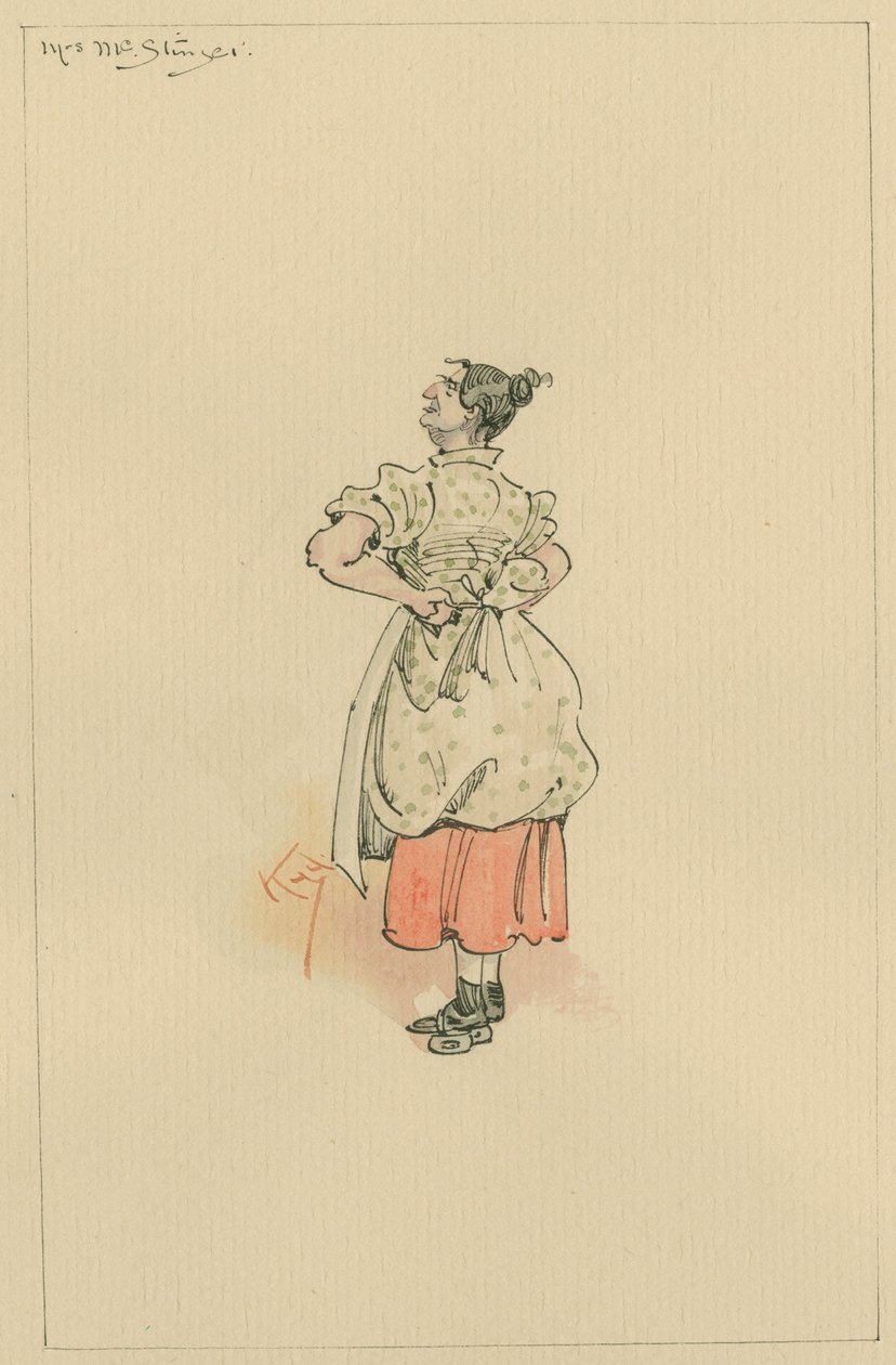 Mme MacStinger, vers les années 1920 - Joseph Clayton Clarke