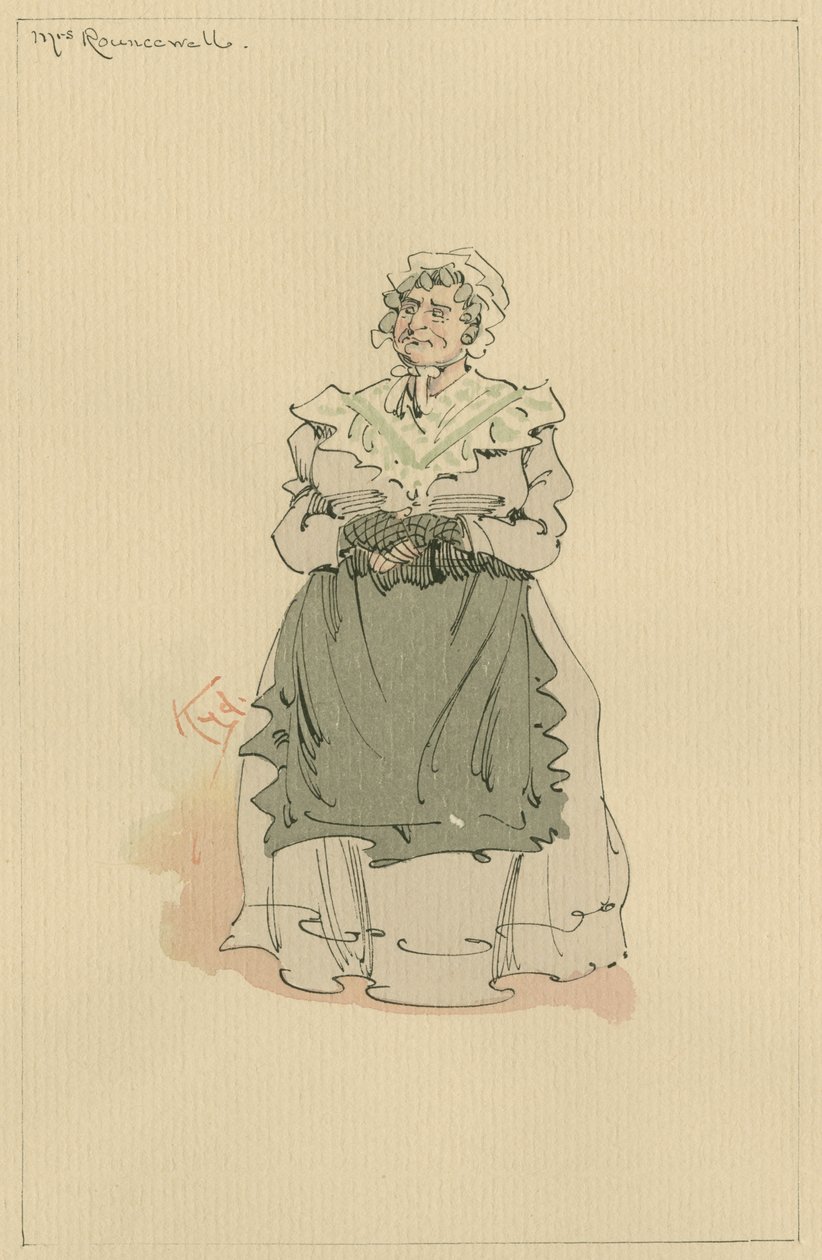 Mme Rouncewell, c.1920s - Joseph Clayton Clarke