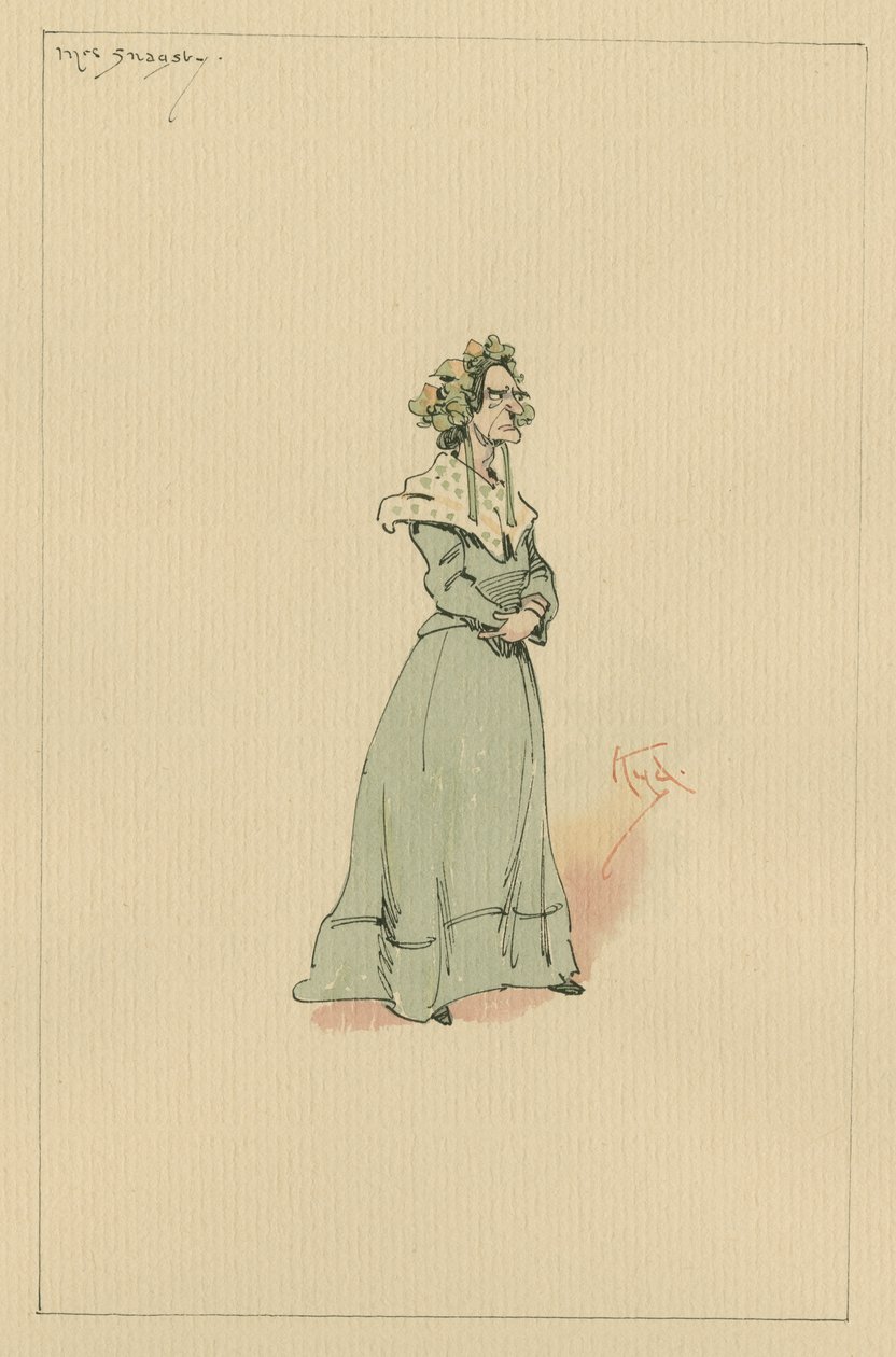 Mrs Snagsby, vers 1920 - Joseph Clayton Clarke
