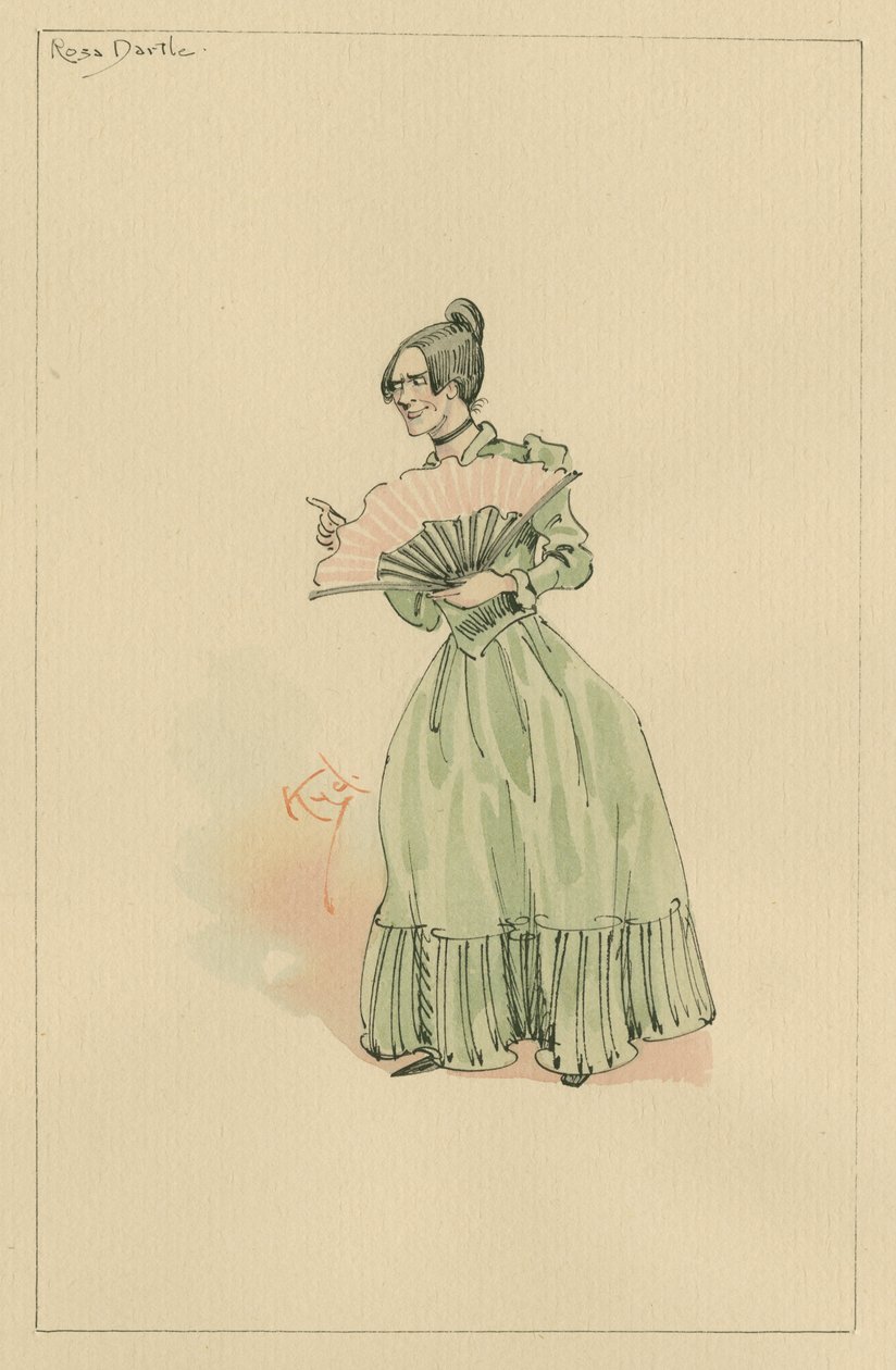 Rosa Dartle, vers les années 1920 - Joseph Clayton Clarke