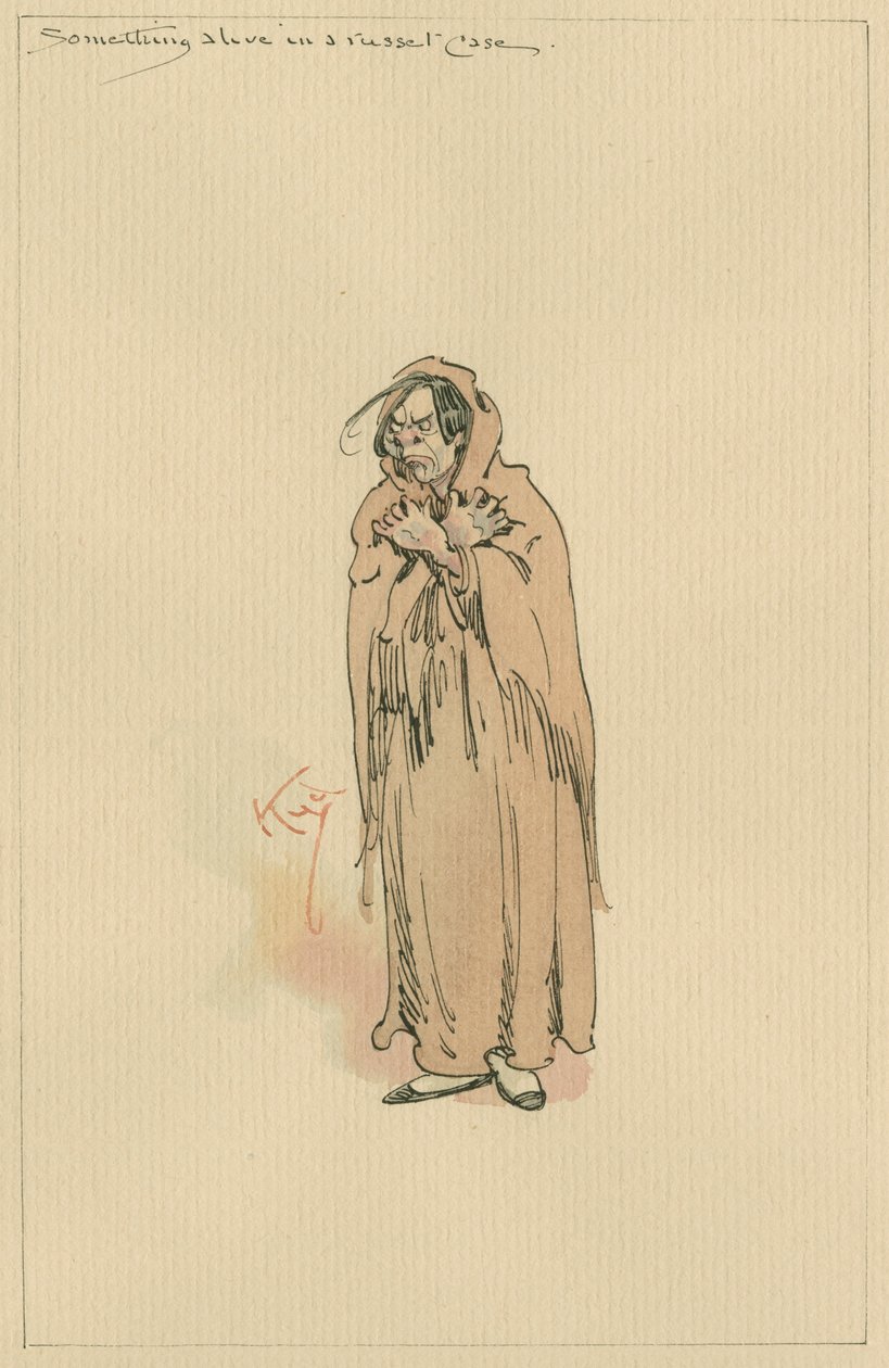 Quelque chose de vivant dans une boîte rousse, vers 1920 - Joseph Clayton Clarke