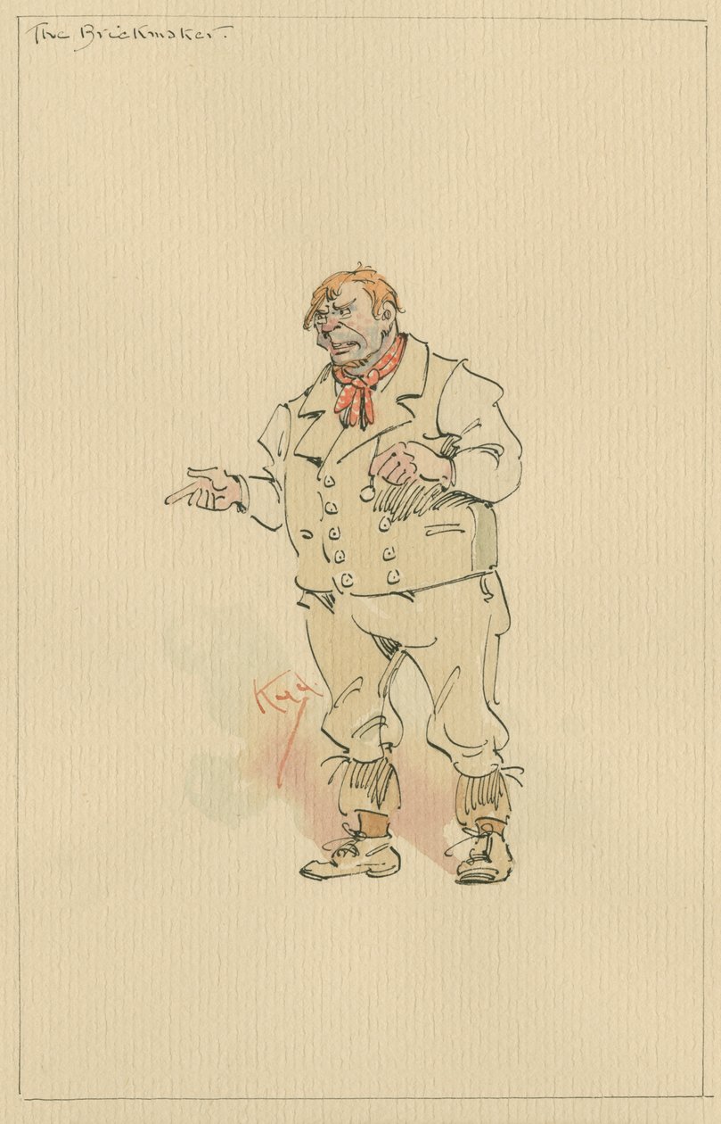 Le Fabricant de Briques, c.1920s - Joseph Clayton Clarke