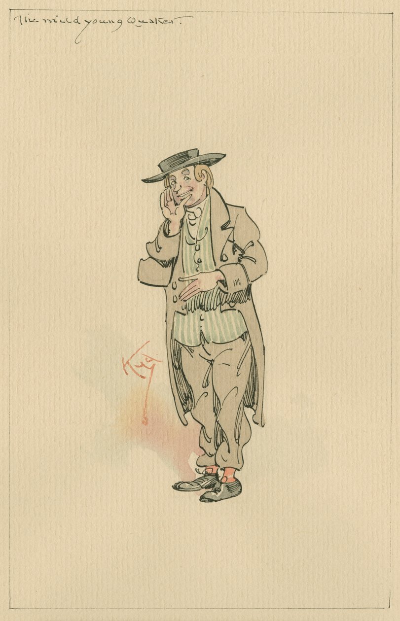 Le Jeune Quaker Doux, vers 1920 - Joseph Clayton Clarke