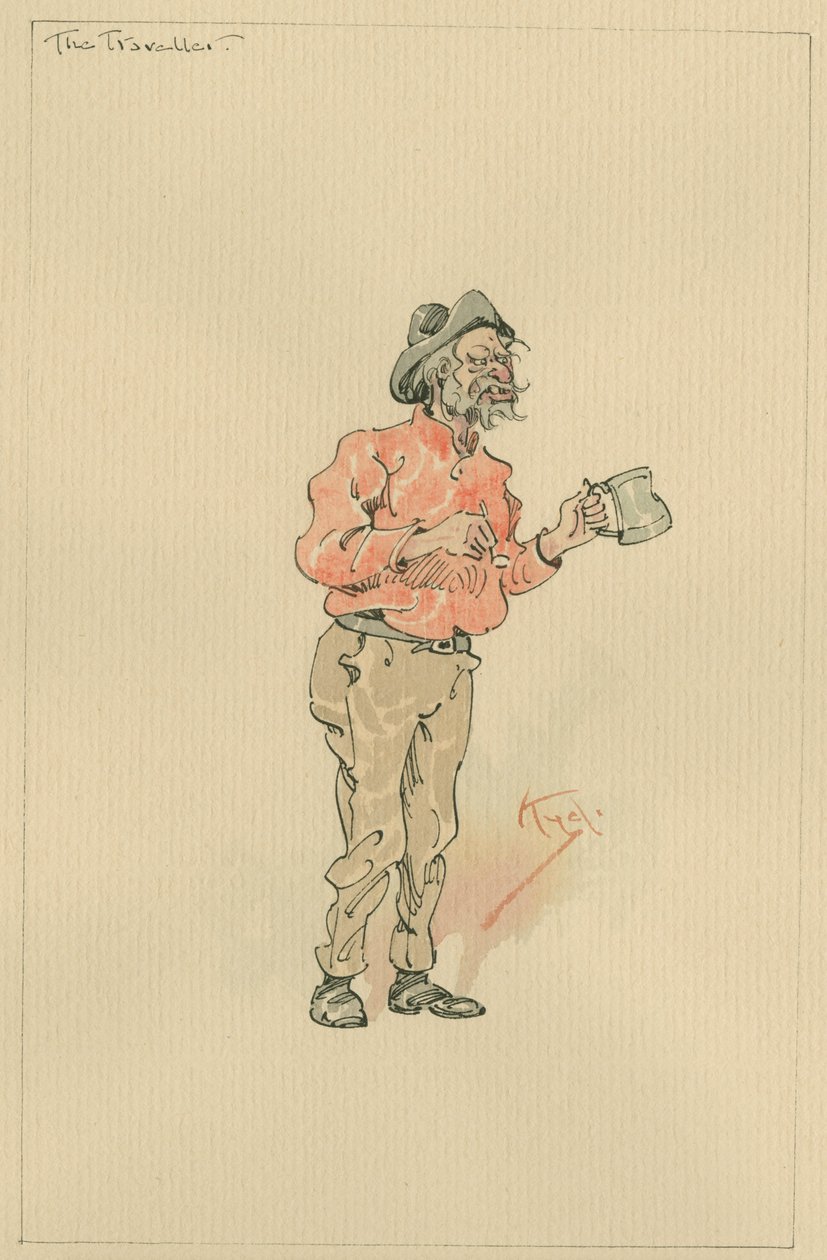 Le Voyageur, vers les années 1920 - Joseph Clayton Clarke