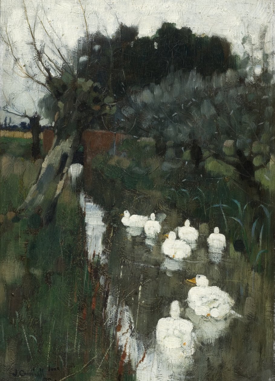 Un ruisseau du Lincolnshire, 1882 - Joseph Crawhall