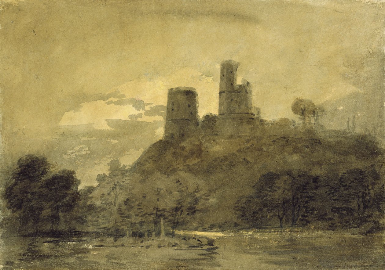 Un château au bord d