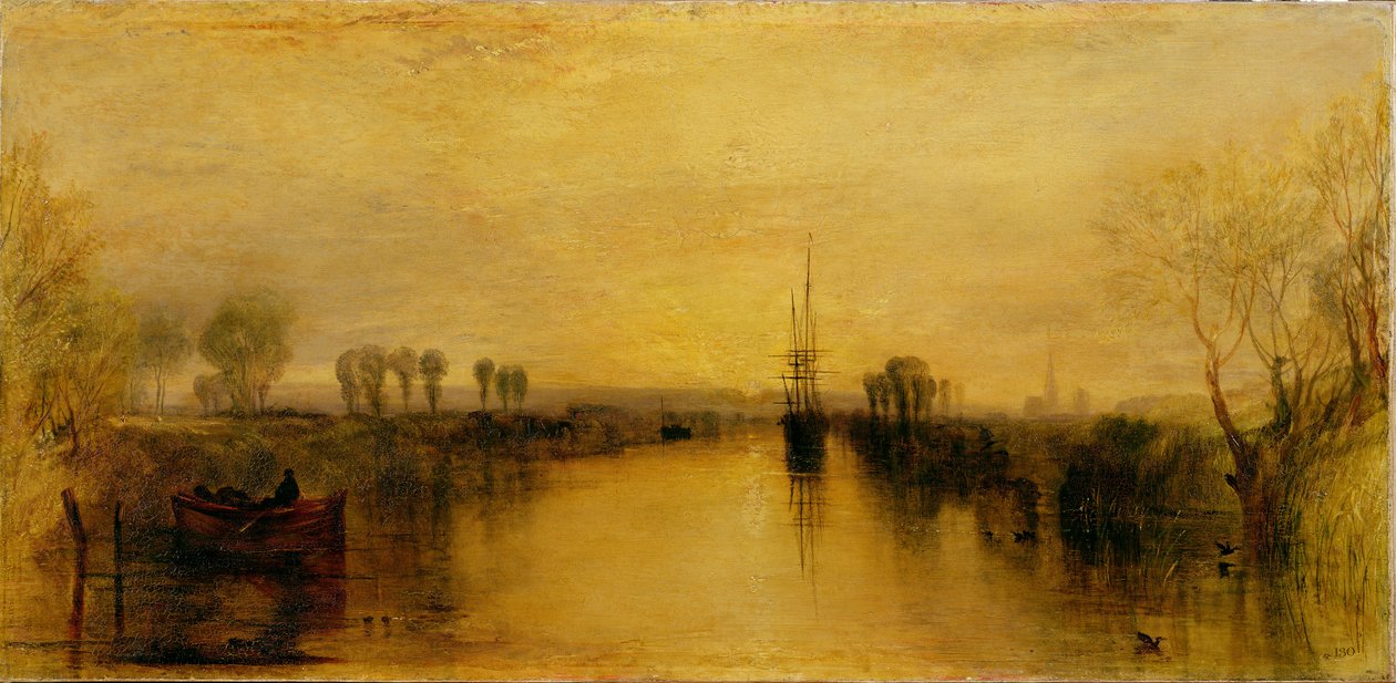 Canal de Chichester, vers 1829 - Joseph Mallord William Turner