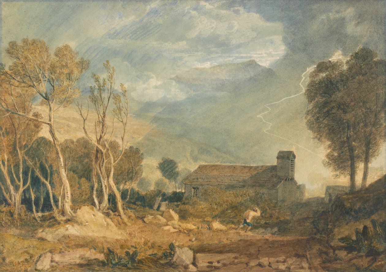 Ingleborough depuis Chapel-Le-Dale - Joseph Mallord William Turner
