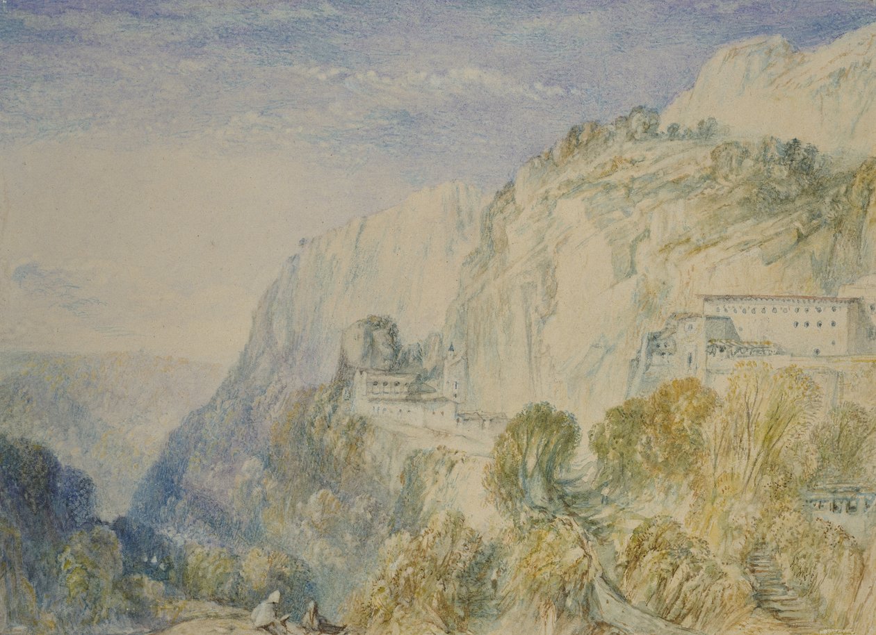Mont Liban et le couvent de Saint-Antoine, vers 1832-34 - Joseph Mallord William Turner