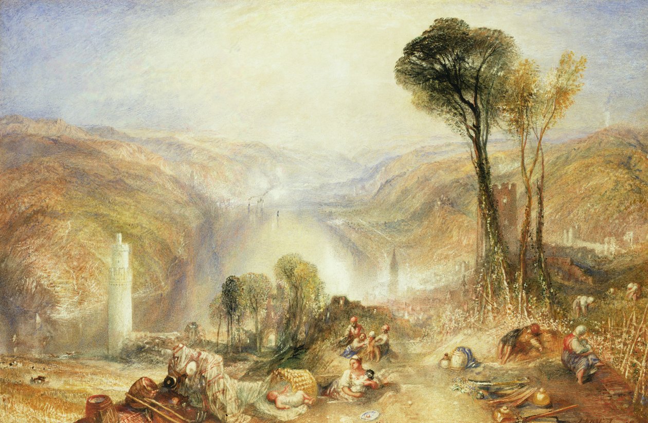 Oberwesel - Joseph Mallord William Turner