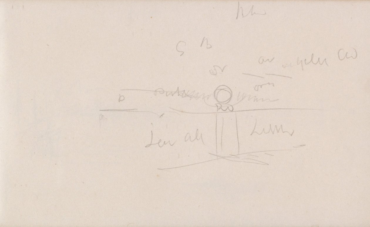 Le Carnet de croquis du Canal - Joseph Mallord William Turner