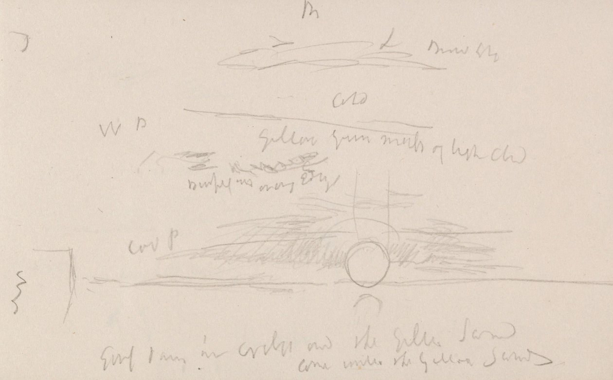 Le carnet de croquis du canal - Joseph Mallord William Turner