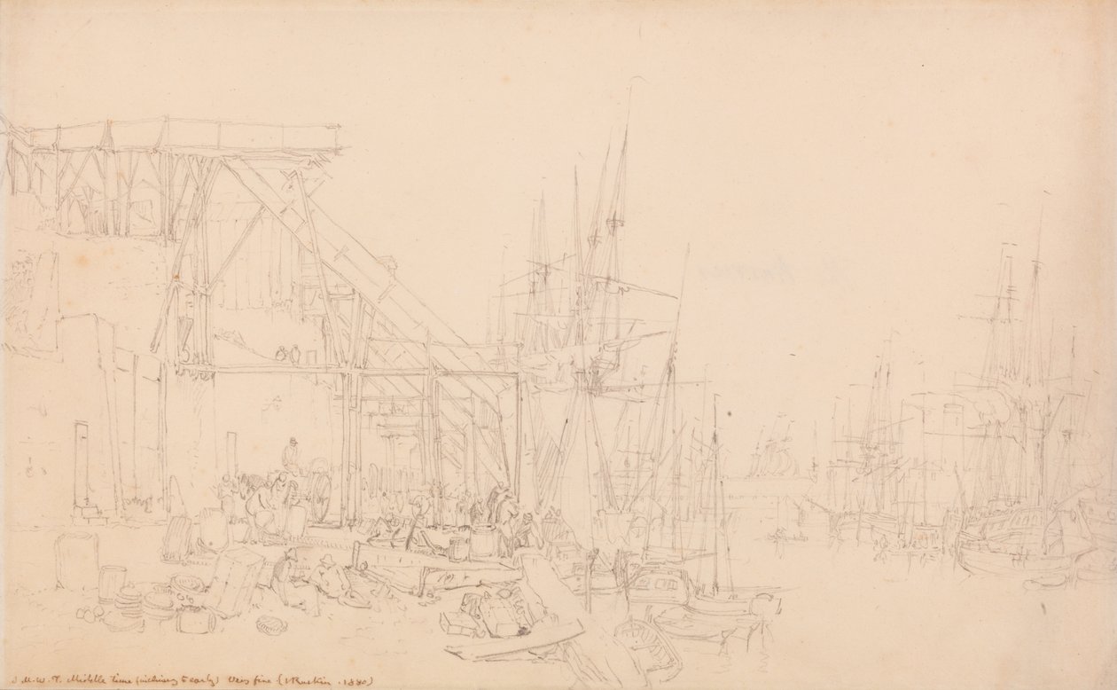 Les Hurries, chargement de bateaux de charbon, North Shields - Joseph Mallord William Turner
