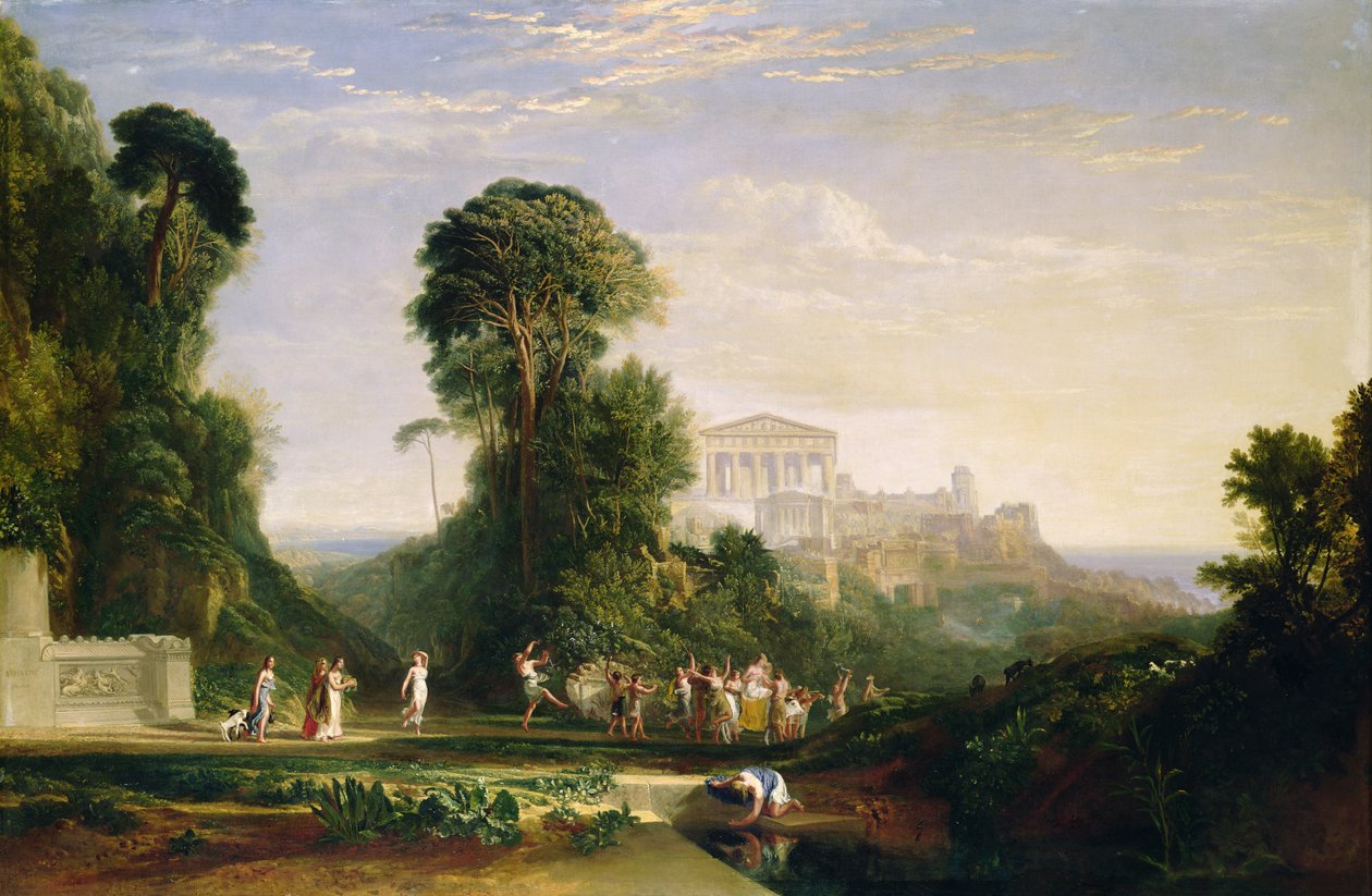 Le temple de Jupiter - Prométhée restauré - Joseph Mallord William Turner
