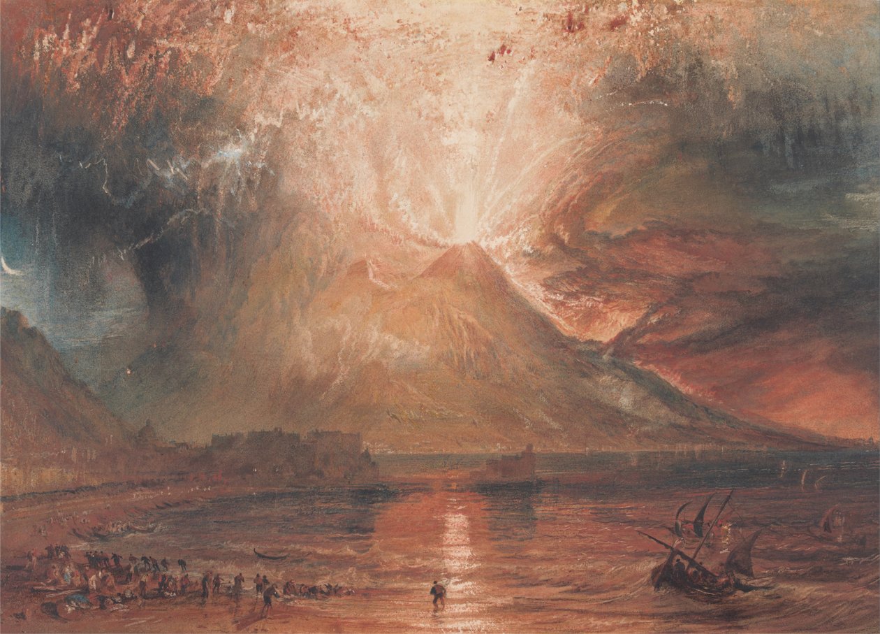 Éruption du Vésuve - Joseph Mallord William Turner