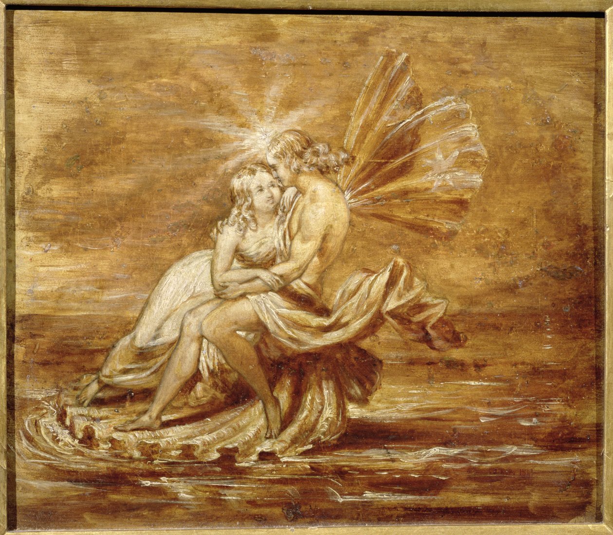 Fées sur une coquille - Joseph Noel Paton