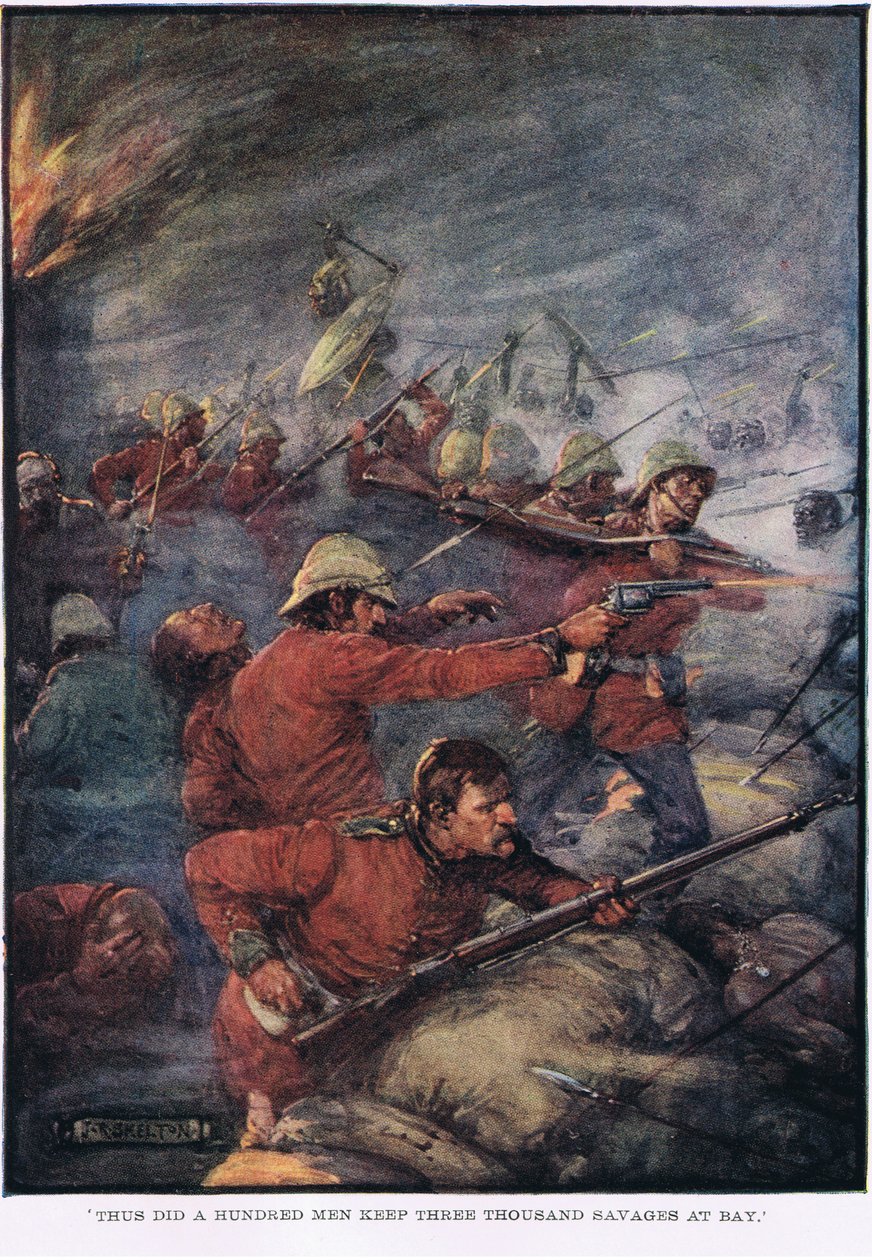 Ainsi cent hommes ont tenu en échec trois mille sauvages - Joseph Ratcliffe Skelton