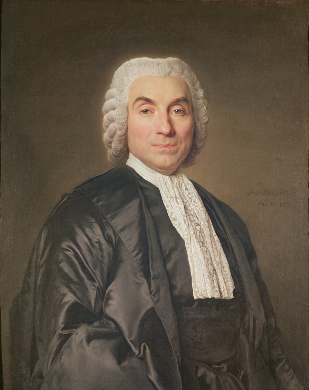 Portrait de J.B François, Comte de la Michodière, Prévôt des Marchands de 1772 à 1778 - Joseph Siffred Duplessis