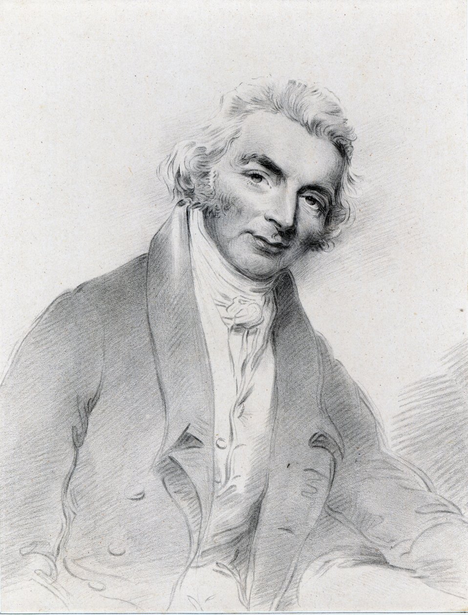 William Smyth (graphite et craie sur papier) - Joseph Slater