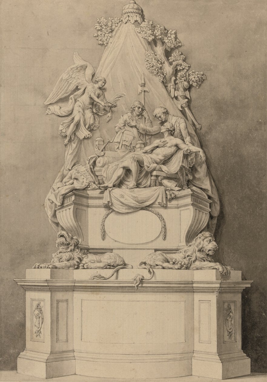 Monument du major-général Wolfe, zone nord de l