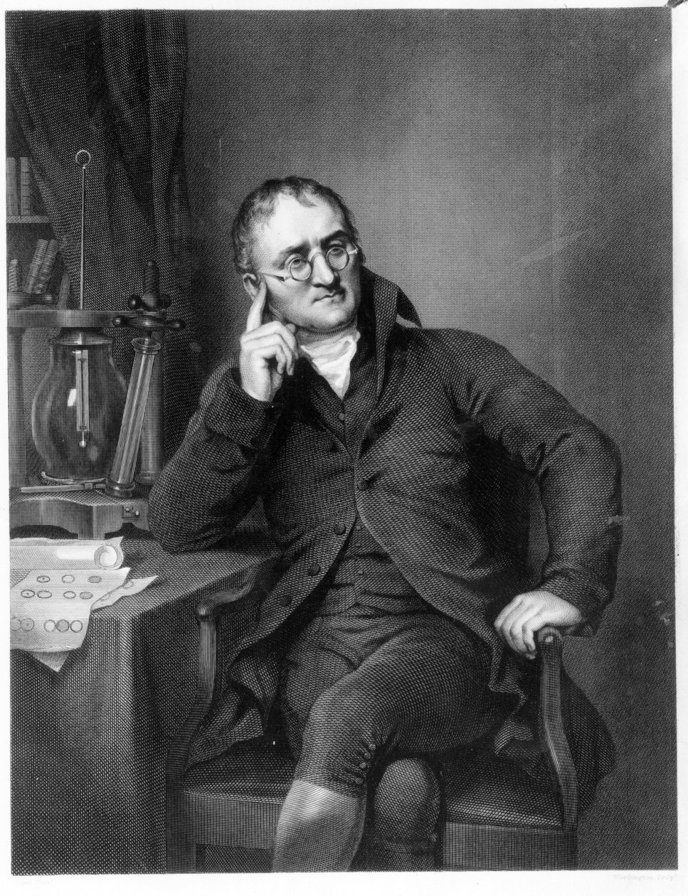 John Dalton, gravé par William Henry Worthington, c.1814 - Joseph Allen